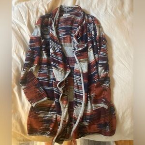 Lucky Brand Open Aztec style Western Sweater (medium)